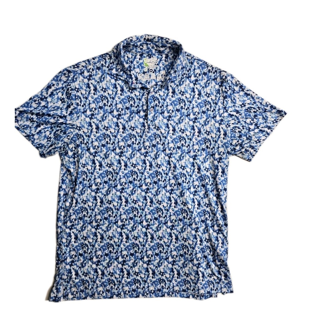 tailorbyrd‎ golf polo Shirt Men's  Bkue White M